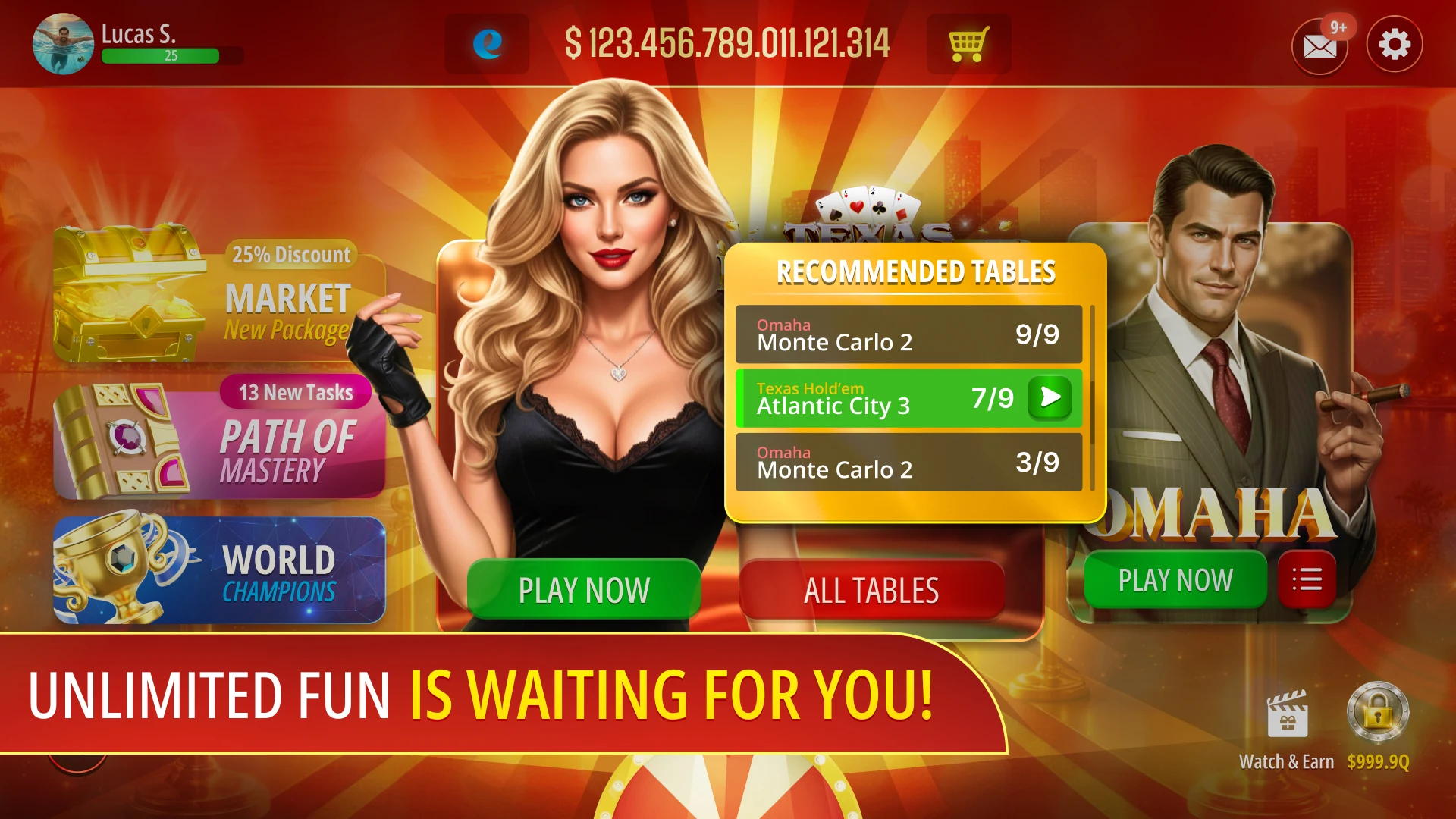 Ritzy Poker - Texas Holdem screenshot